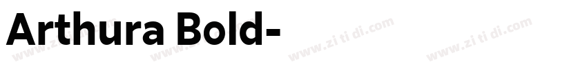 Arthura Bold字体转换